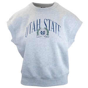 Utah State Vintage Seal Sweatshirt Tee